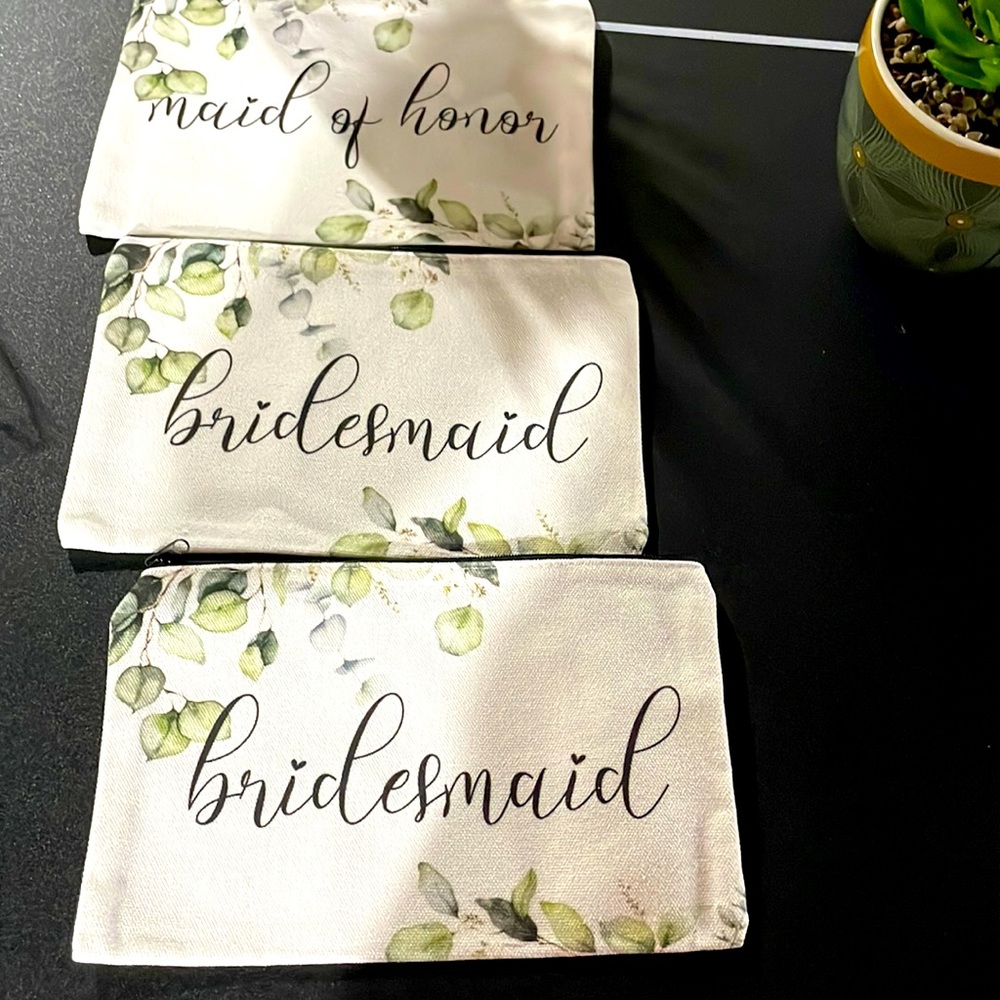 Wedding bridesmaid pounch bag
